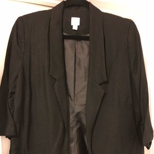 Black casual/soft blazer Size 10